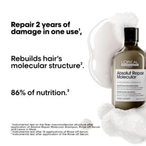 Serie Expert Absolut Repair Molecular Shampoo - 300 mL - Image 4
